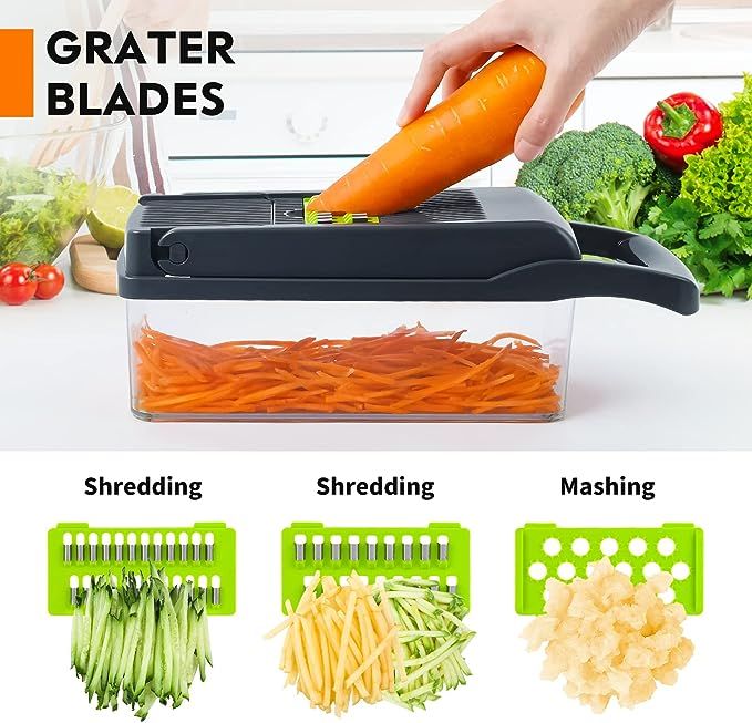 Multi-Functional Vegetable Cutter Chopper and Slicer