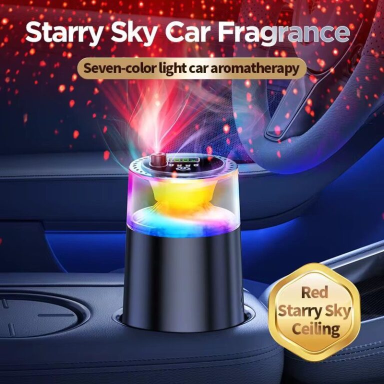 Smart Car Air Freshener with RGB Cloud-Mist